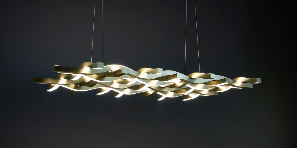 GOLDEN FLEECE, luxury modern chandelier by KAIA