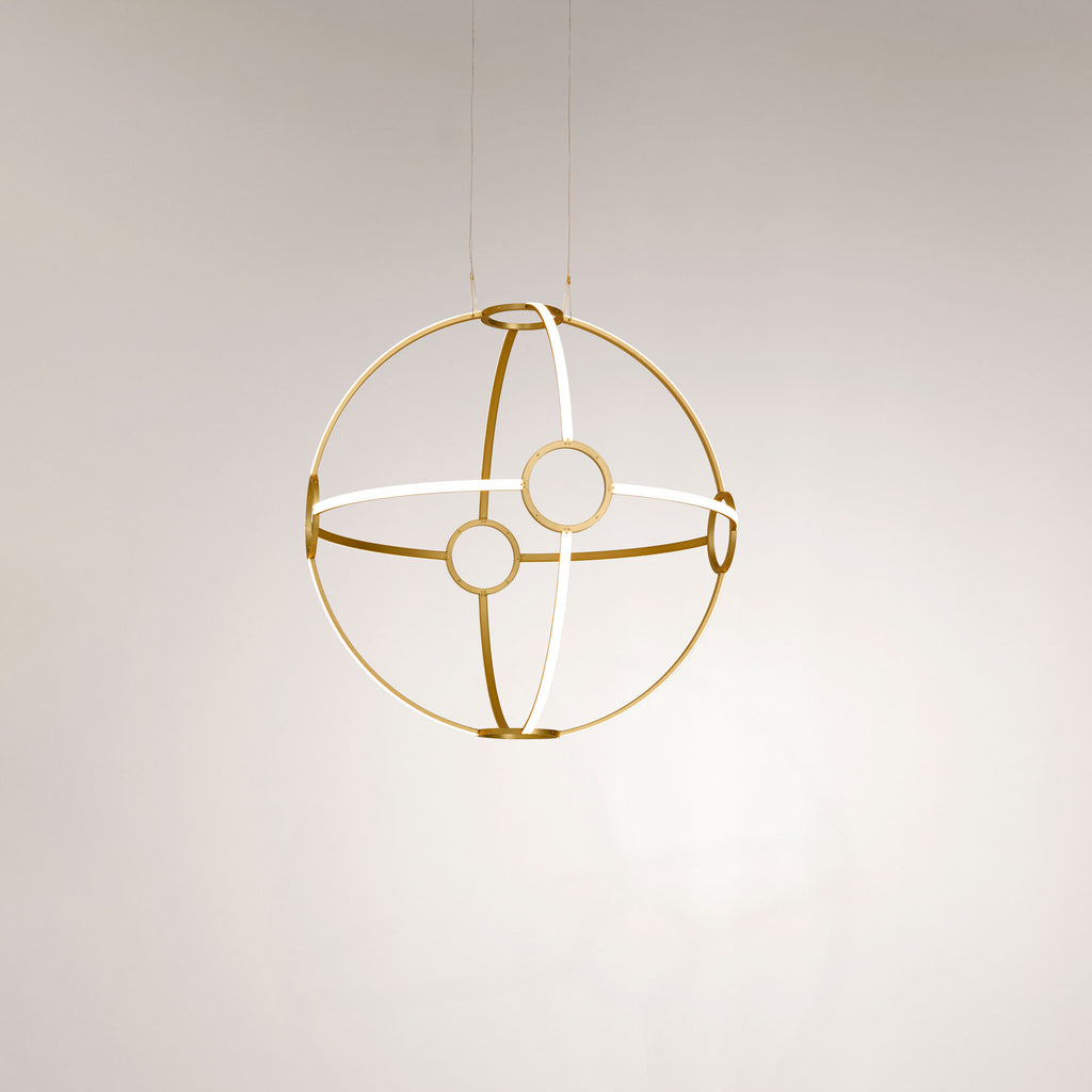 ONA 70, Ø 754mm, statement chandelier by Kaia, designed by Peter Straka