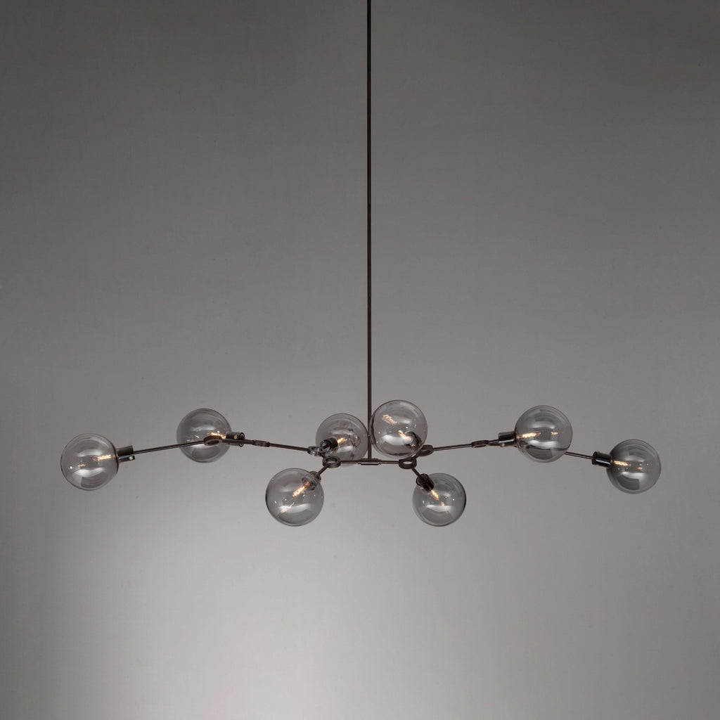 large modern chandelier ORA 8 PENDANT by KAIA